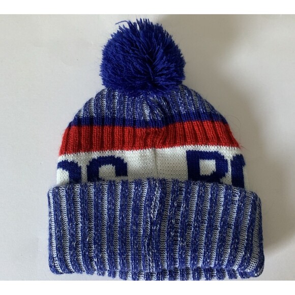 New York Rockland Boulders Knitted Winter Hat With Blue Pom Pom Frontier League - Picture 10 of 12